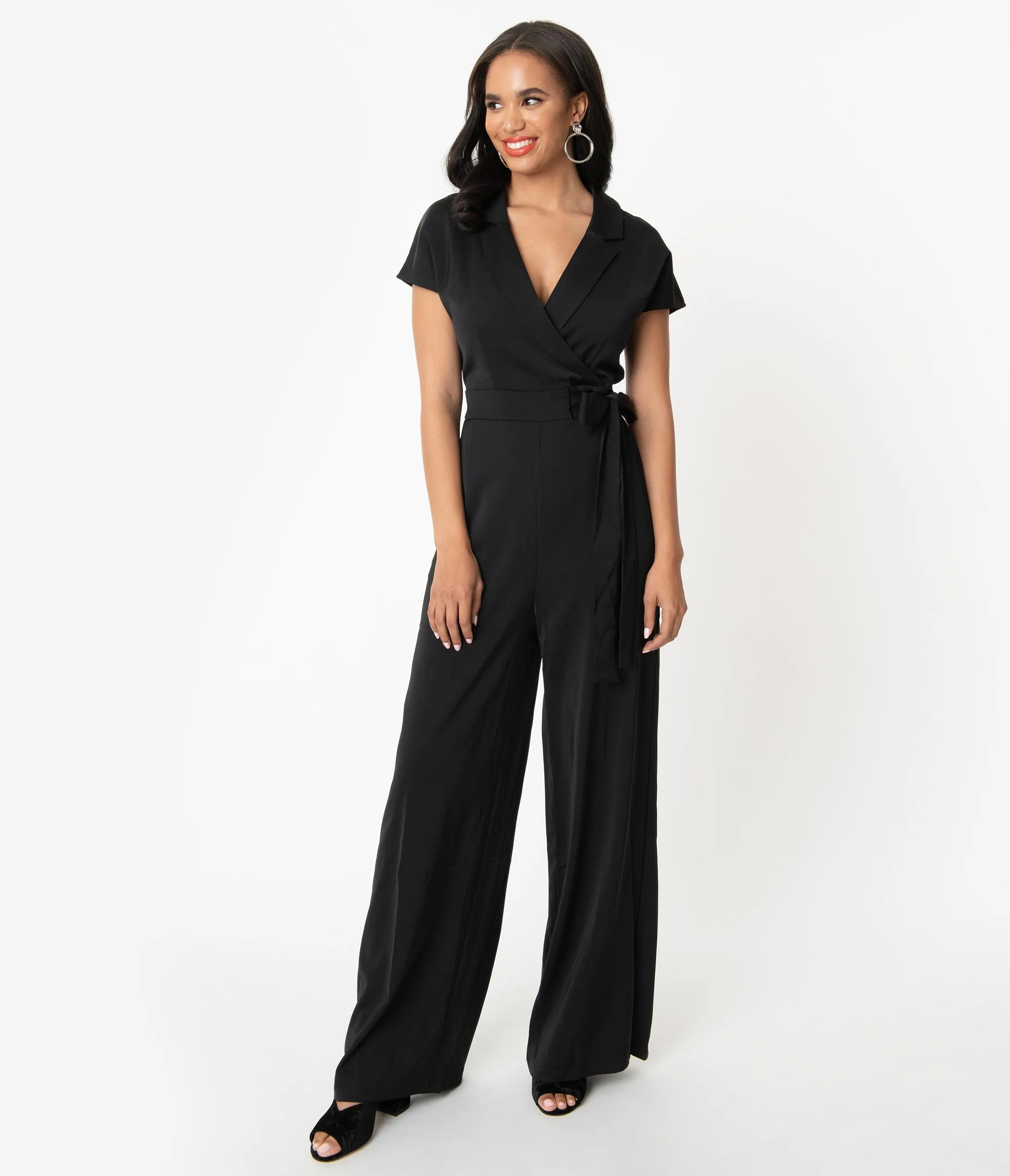 1970s Style Black Occasion Jumpsuit