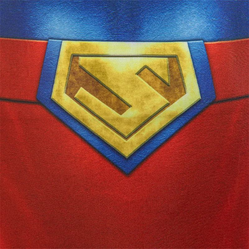 2023 Superman: Red Son Cosplay Costume Jumpsuit Cape Halloween Outfit