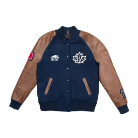 416 Roots Awards Jacket - Men's Blue & brown