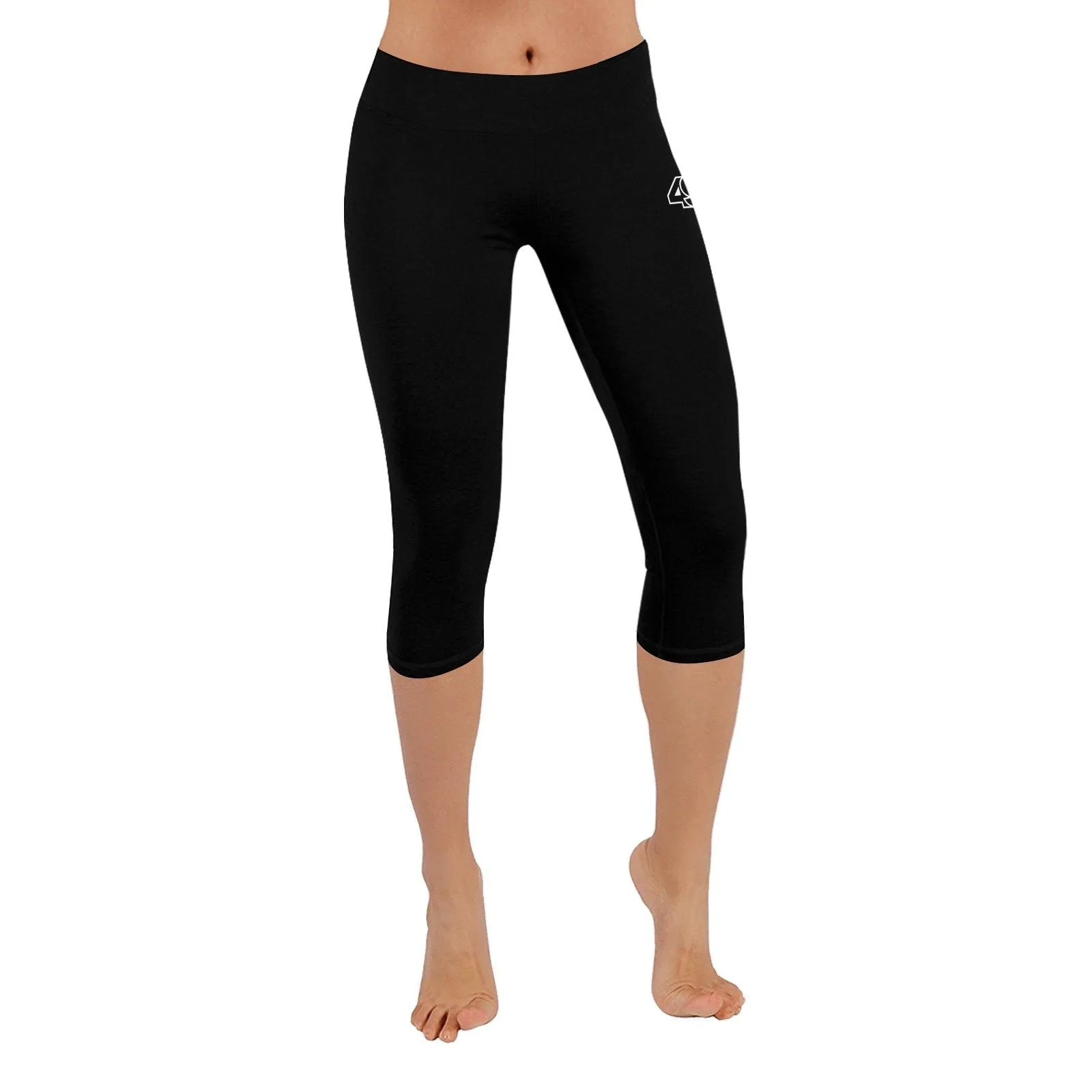 49 Dzine Logo Low Rise Capri Leggings