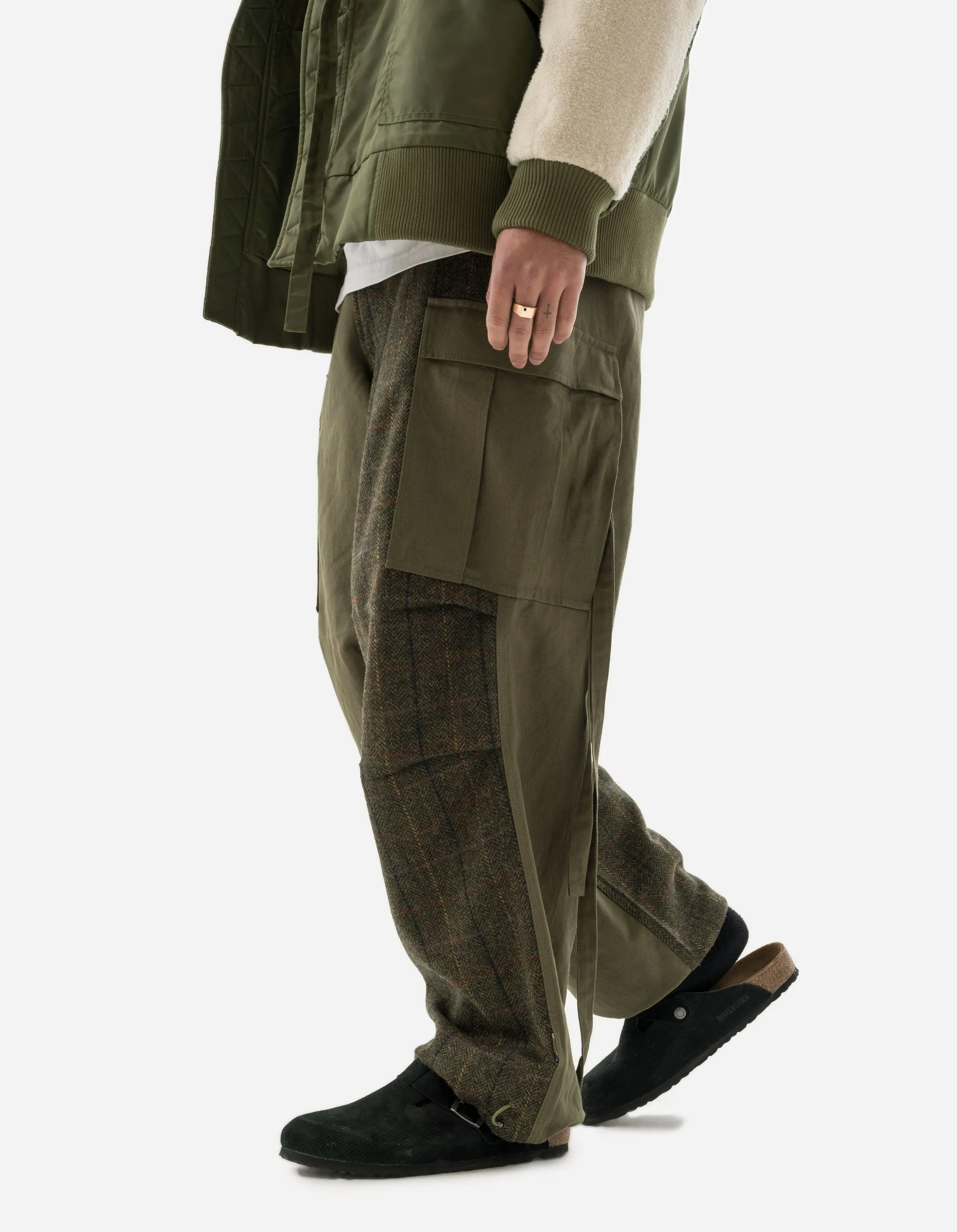 5335 Wool M65 Cargo Pants Olive