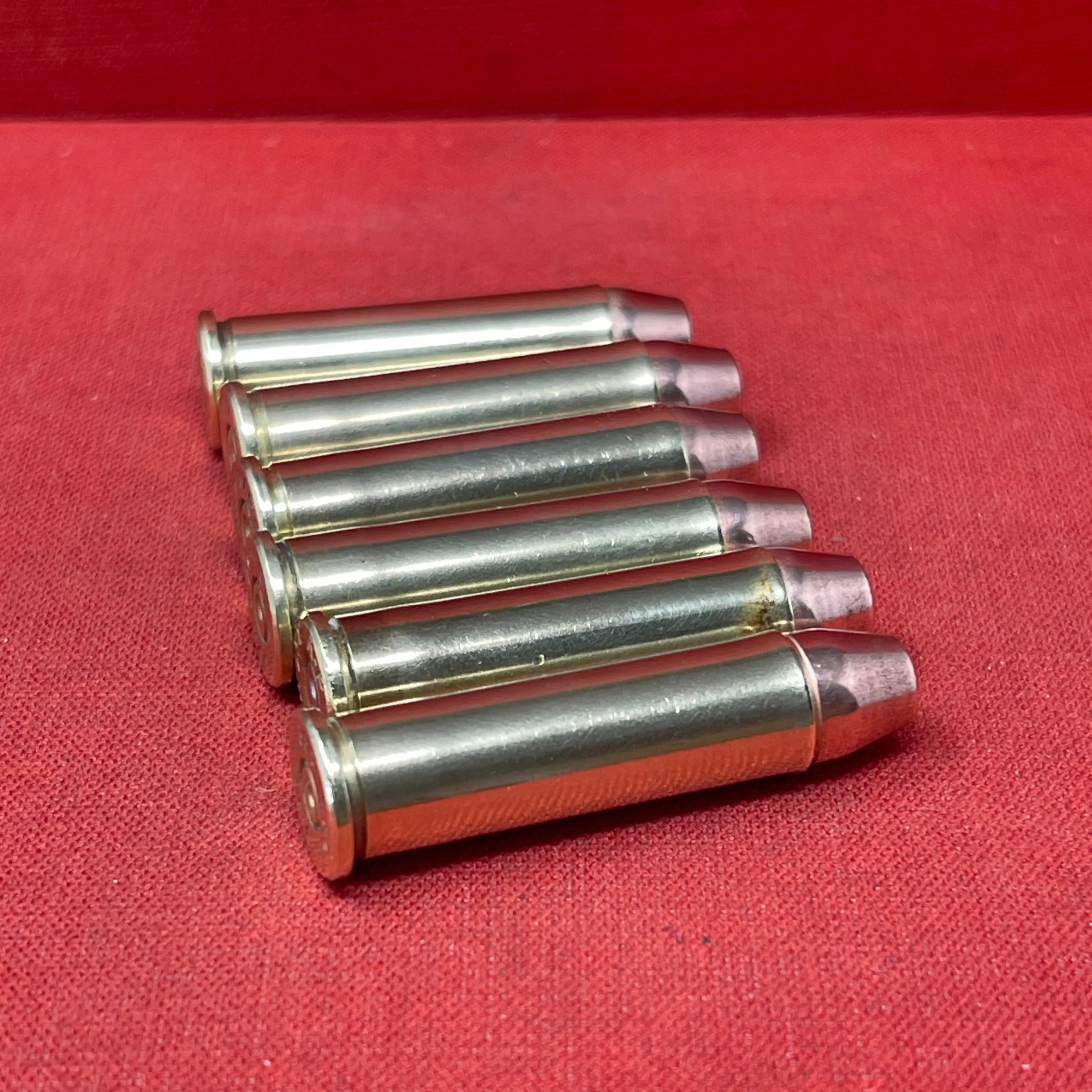 6 x Inert 357 Magnum Cartridges with Heads