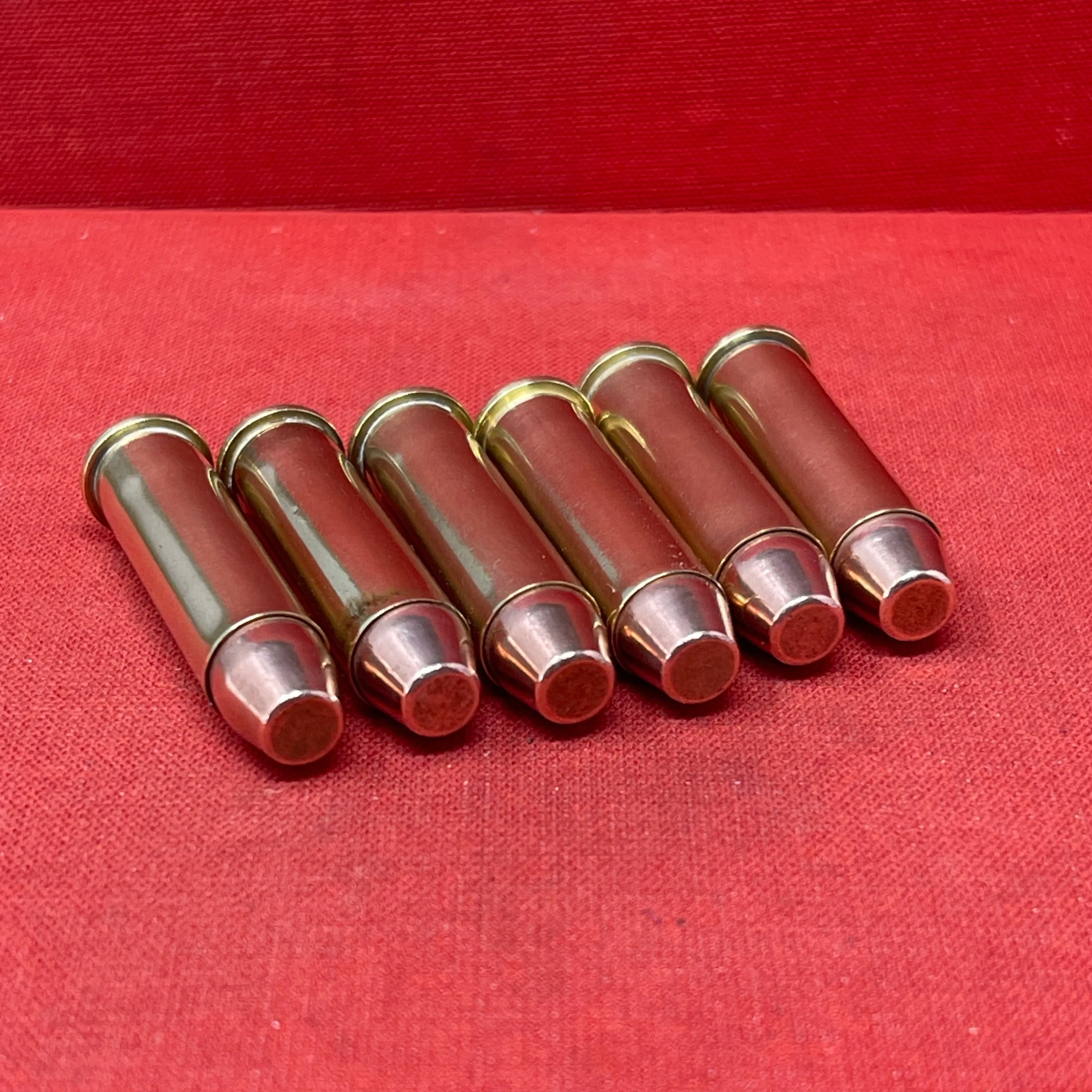 6 x Inert 357 Magnum Cartridges with Heads