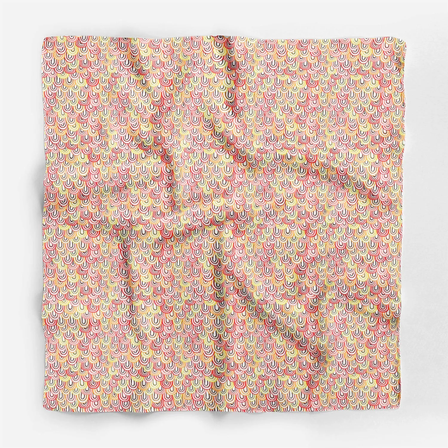 Abstract Doodles Printed Scarf | Neckwear Balaclava | Girls & Women | Soft Poly Fabric