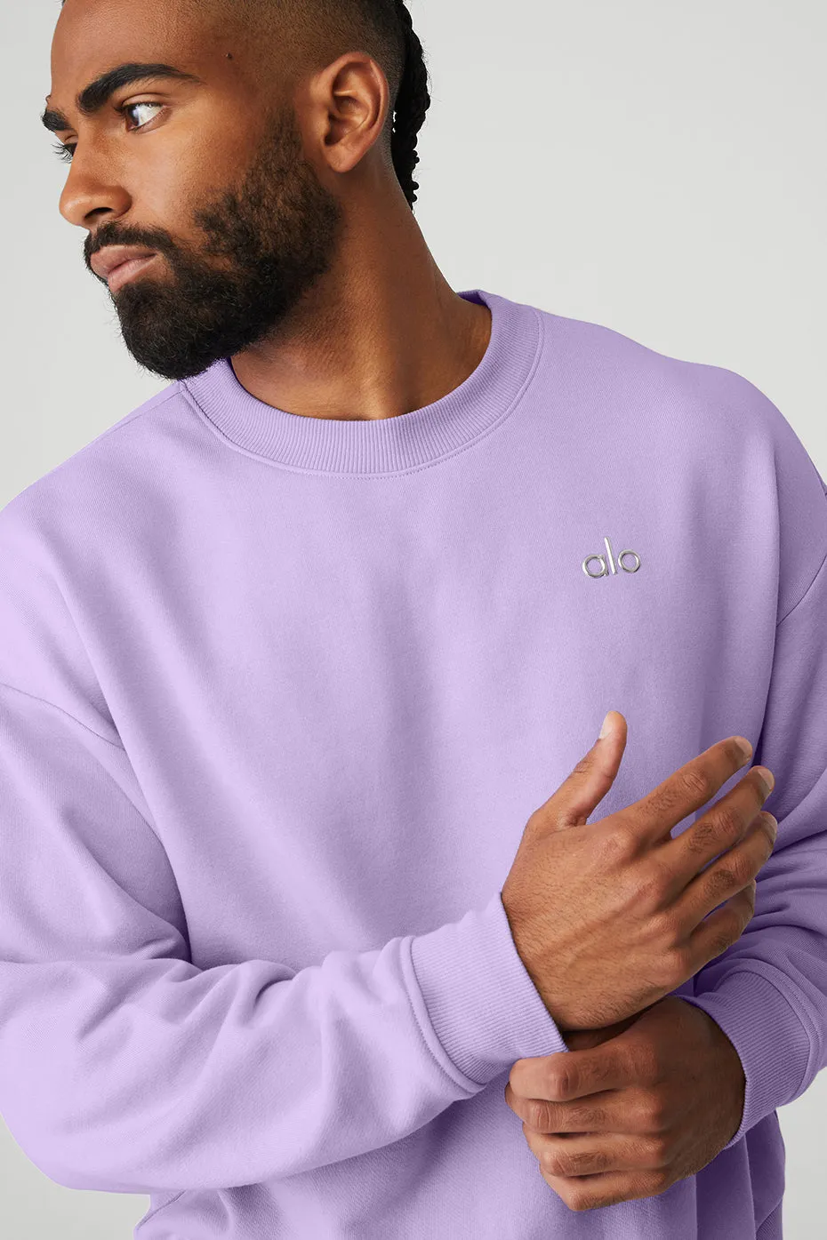 Accolade Crew Neck Pullover - Violet Skies