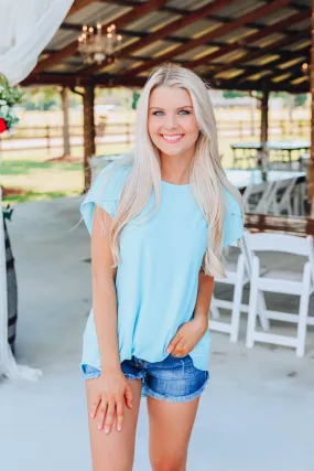 Alli Tunic  - Baby Blue