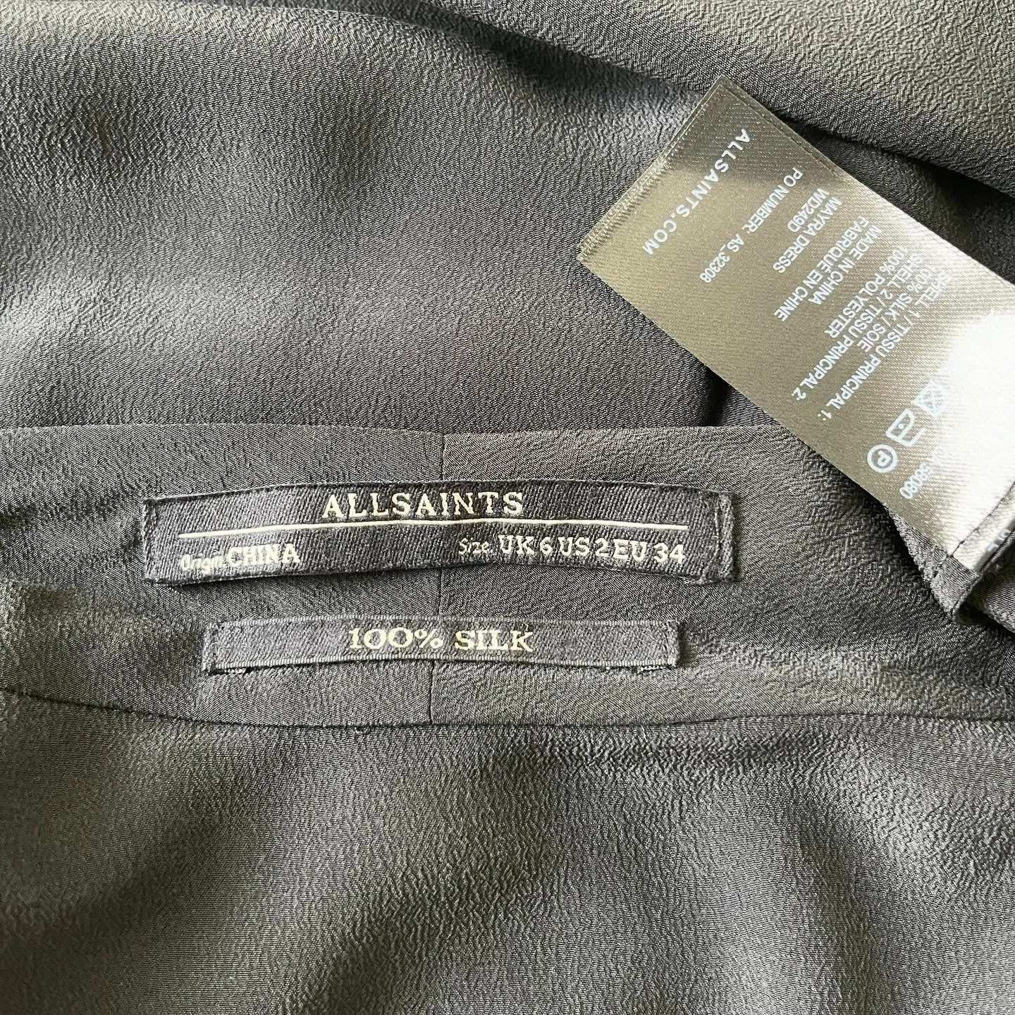 ALLSAINTS Silk Dress