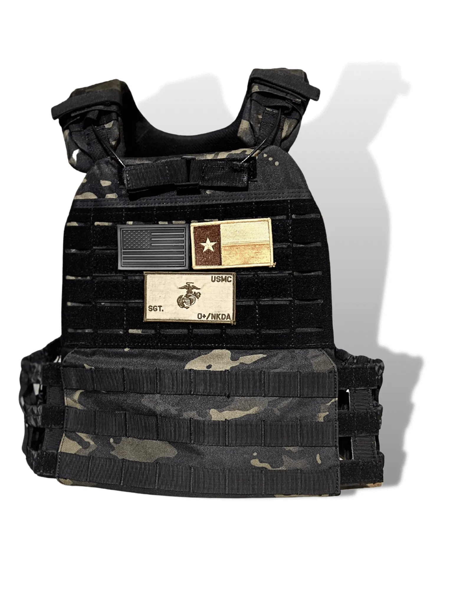 Ataclete Zero Dark Camo Weight Vest/Plate Carrier by ATACLETE