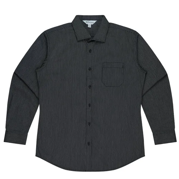 Aussie Pacific Mens Henley Long Sleeve Shirt (1900L)