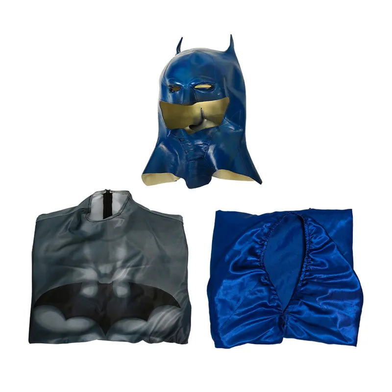 Bat-man Hush Cosplay Costume Batman Jumpsuit Mask Halloween Carnival Suit