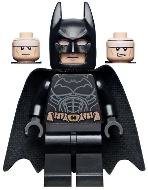 Batman, Black Suit with Copper Belt, Spongy Cape