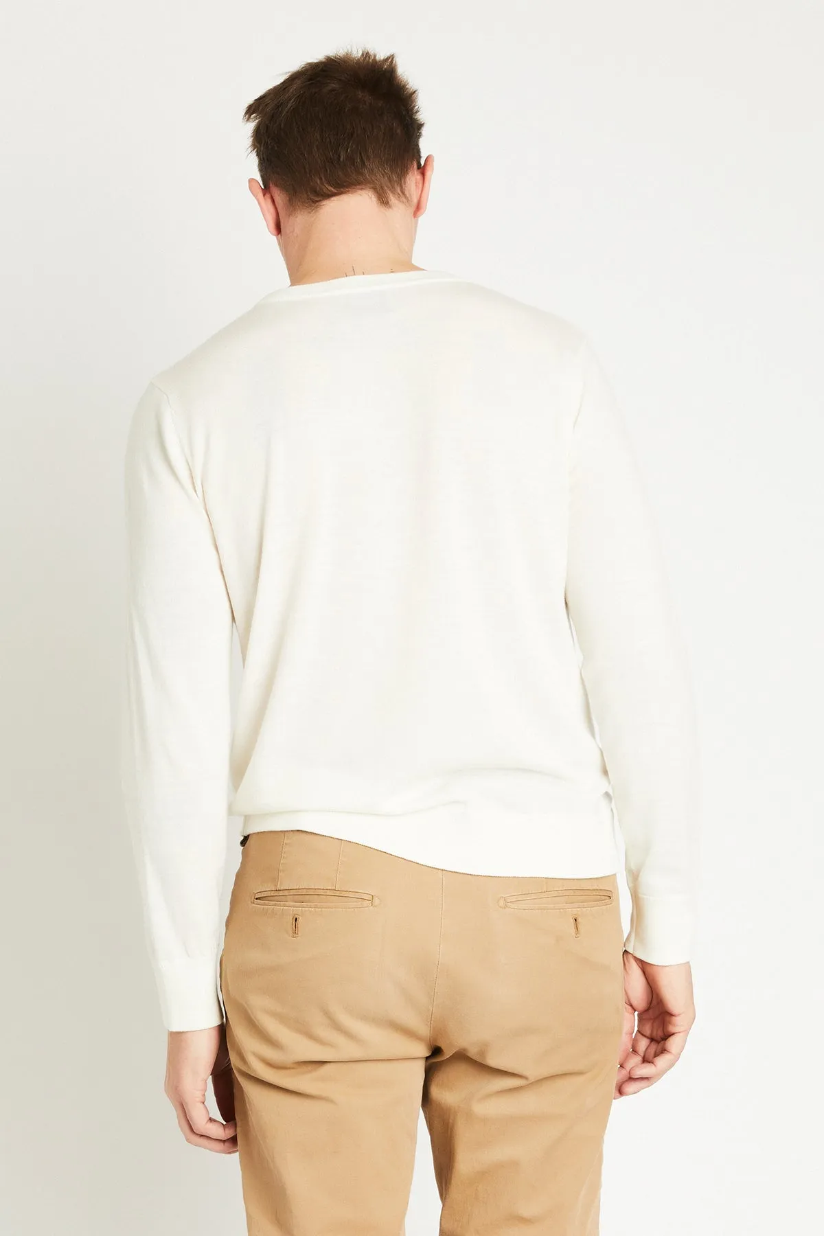   Beryll Enzo Cashmere Sweater | Chalk