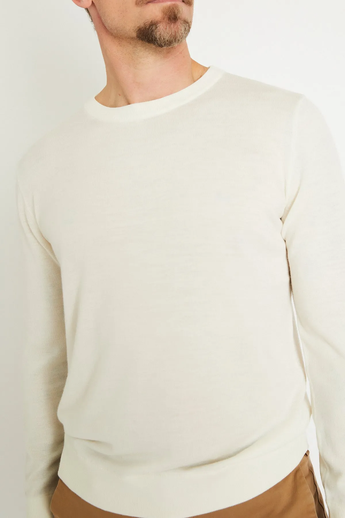   Beryll Enzo Cashmere Sweater | Chalk