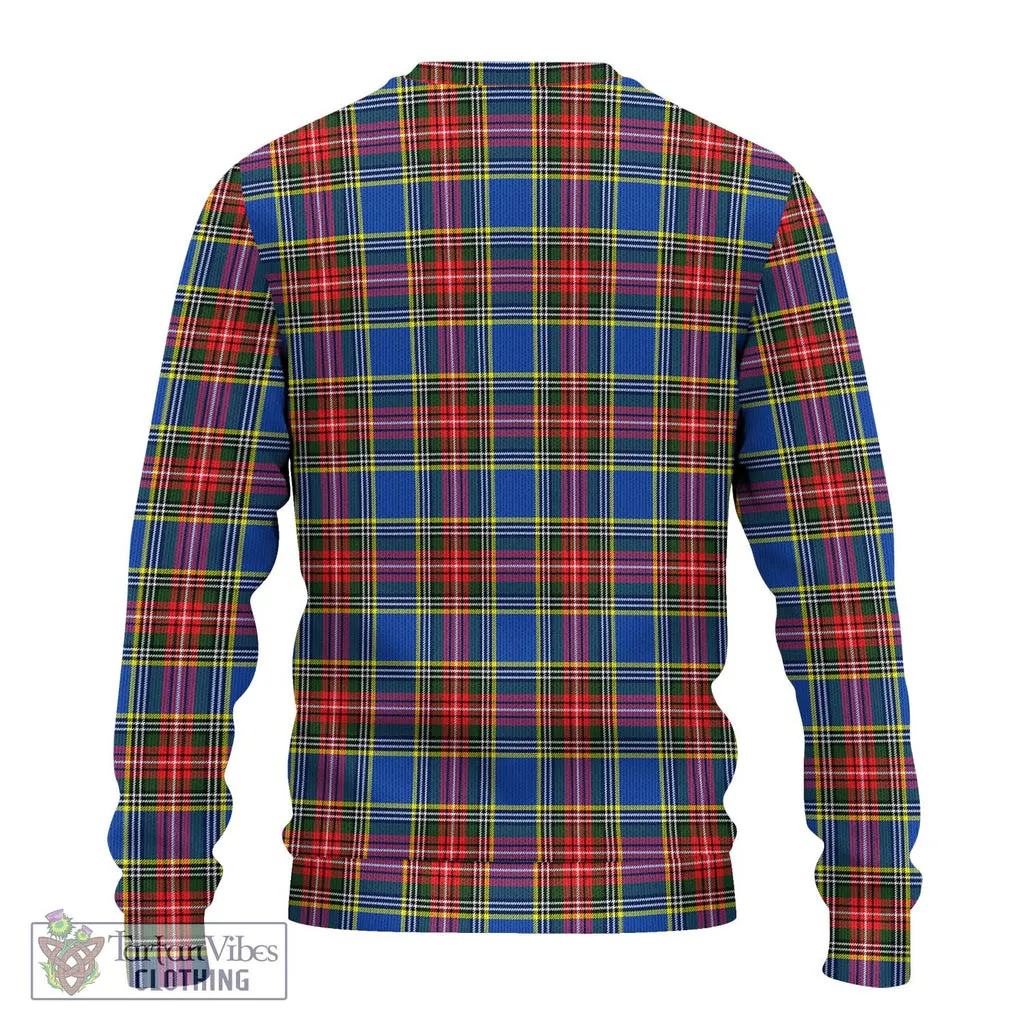 Bethune Tartan Ugly Sweater with Family Crest DNA In Me Style