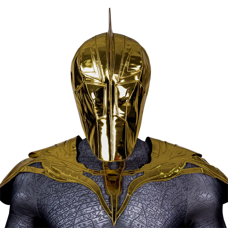 Black Adam Doctor Fate Cosplay Costume Superhero Jumpsuit Bodysuit With Helmet Cape