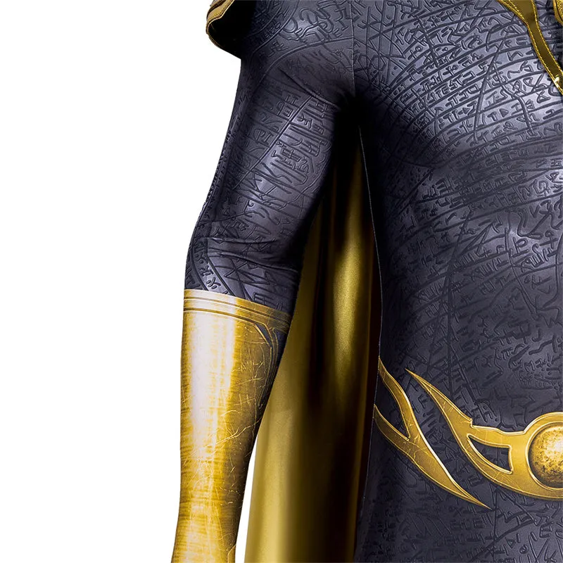 Black Adam Doctor Fate Cosplay Costume Superhero Jumpsuit Bodysuit With Helmet Cape