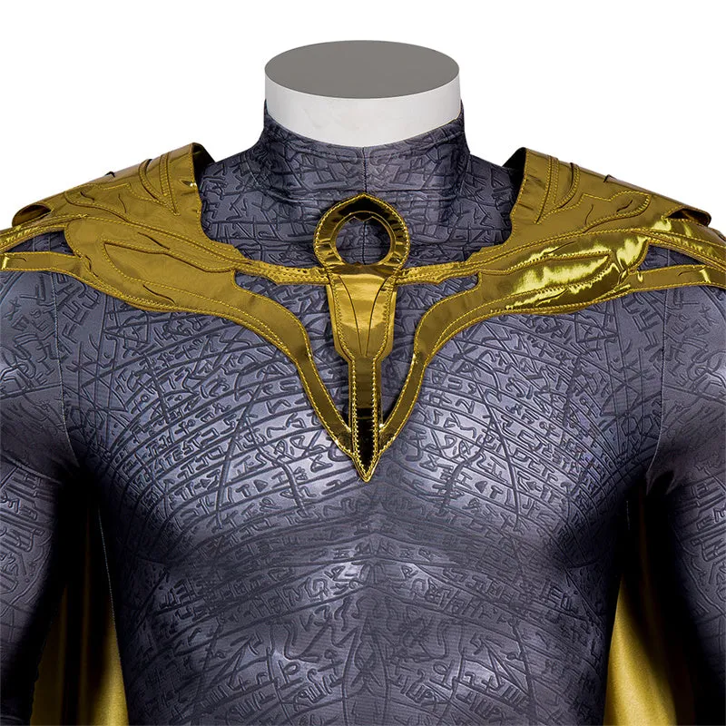 Black Adam Doctor Fate Cosplay Costume Superhero Jumpsuit Bodysuit With Helmet Cape