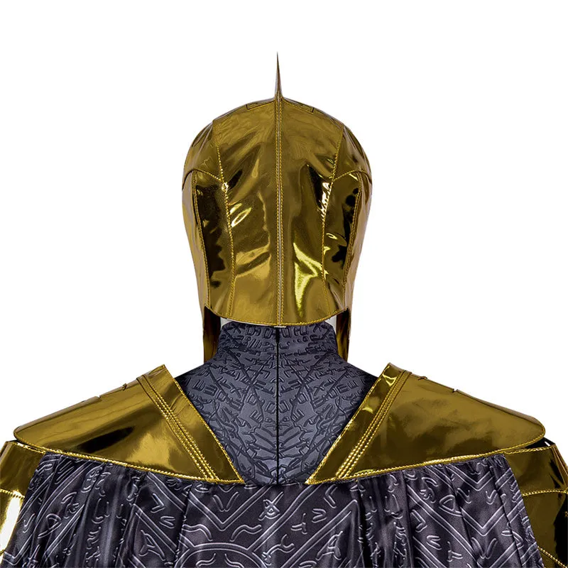 Black Adam Doctor Fate Cosplay Costume Superhero Jumpsuit Bodysuit With Helmet Cape