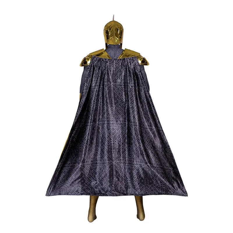 Black Adam Doctor Fate Cosplay Costume Superhero Jumpsuit Bodysuit With Helmet Cape