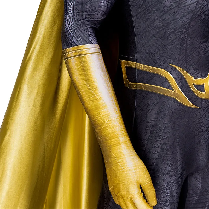 Black Adam Doctor Fate Cosplay Costume Superhero Jumpsuit Bodysuit With Helmet Cape