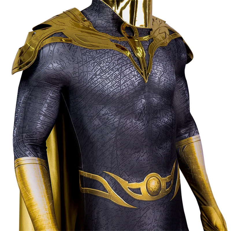 Black Adam Doctor Fate Cosplay Costume Superhero Jumpsuit Bodysuit With Helmet Cape