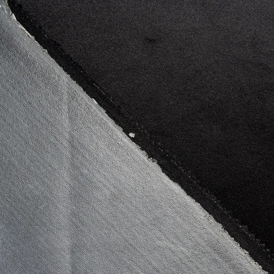 Black Pure Cashmere Storm Proof Coating