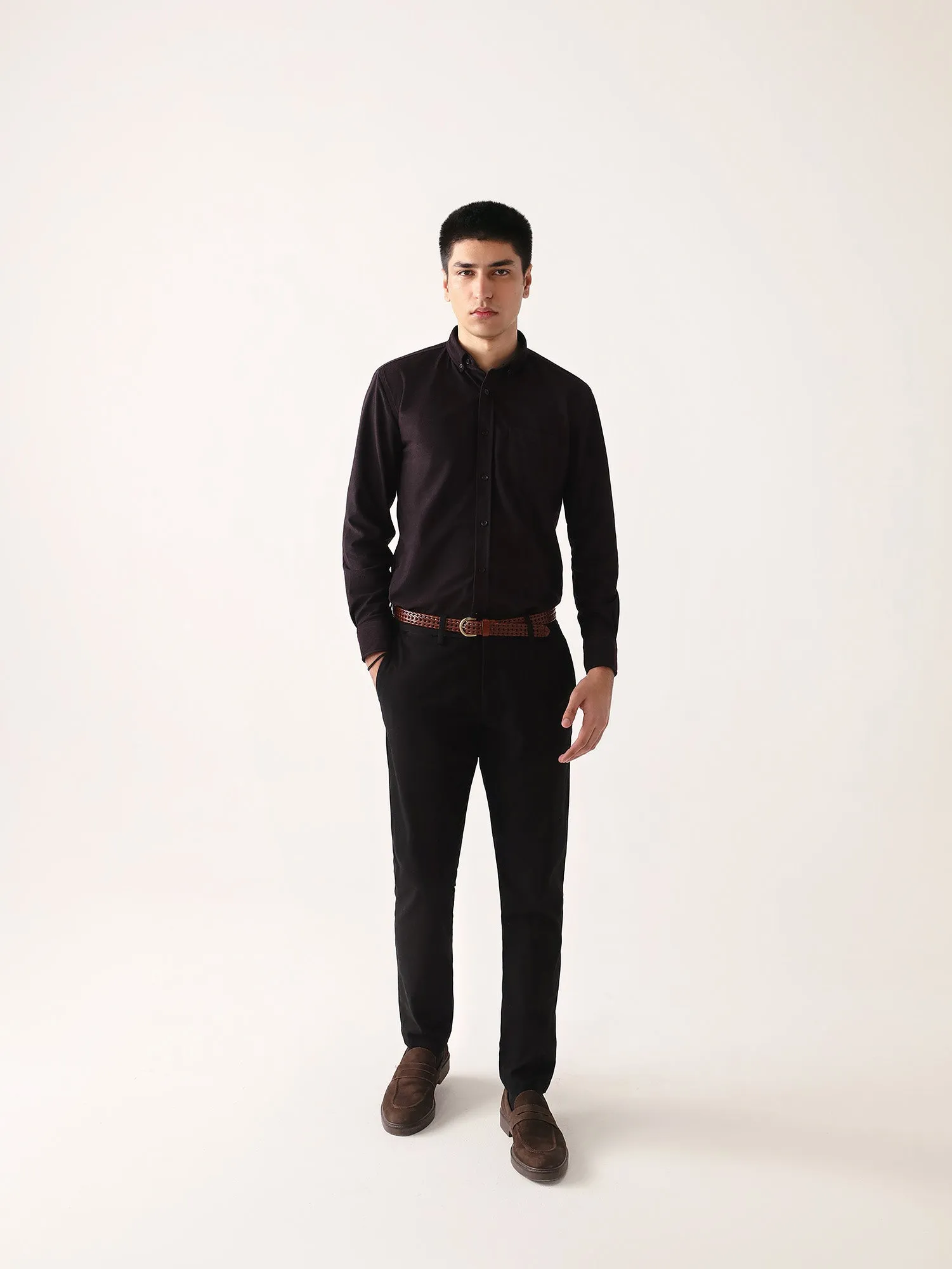 Black Slim Fit Chino