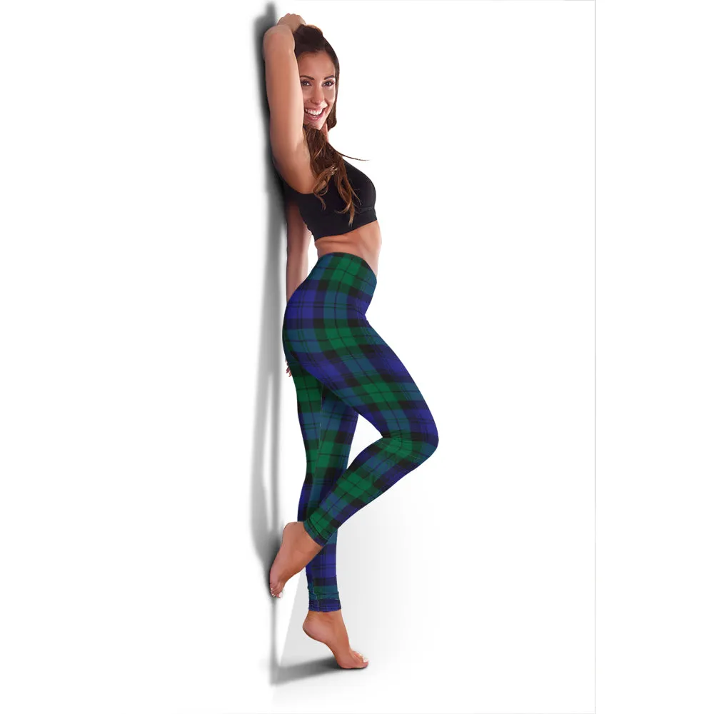 Black Watch Modern Tartan Womens Leggings