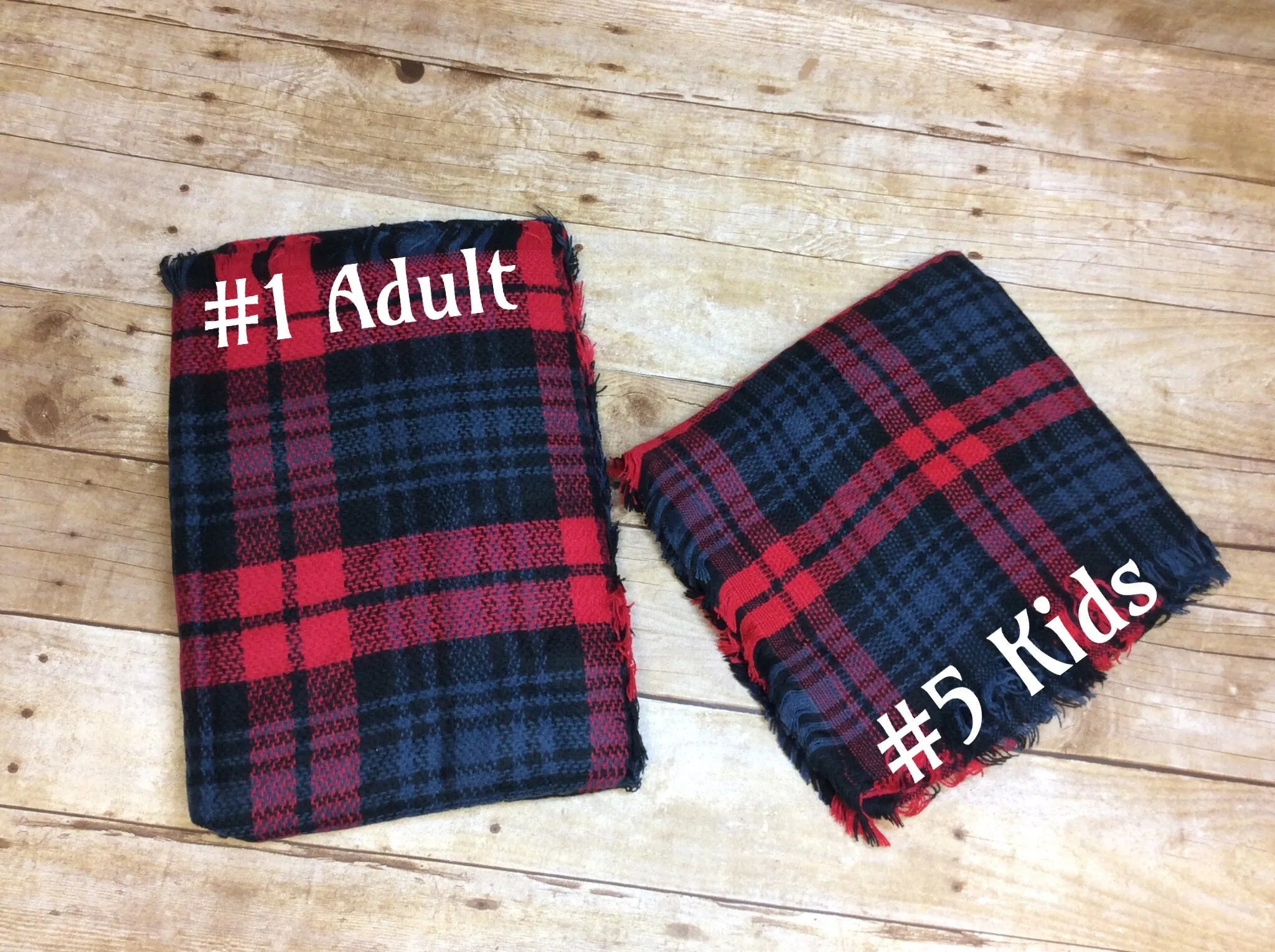 Blanket Scarves For Adult and Kids