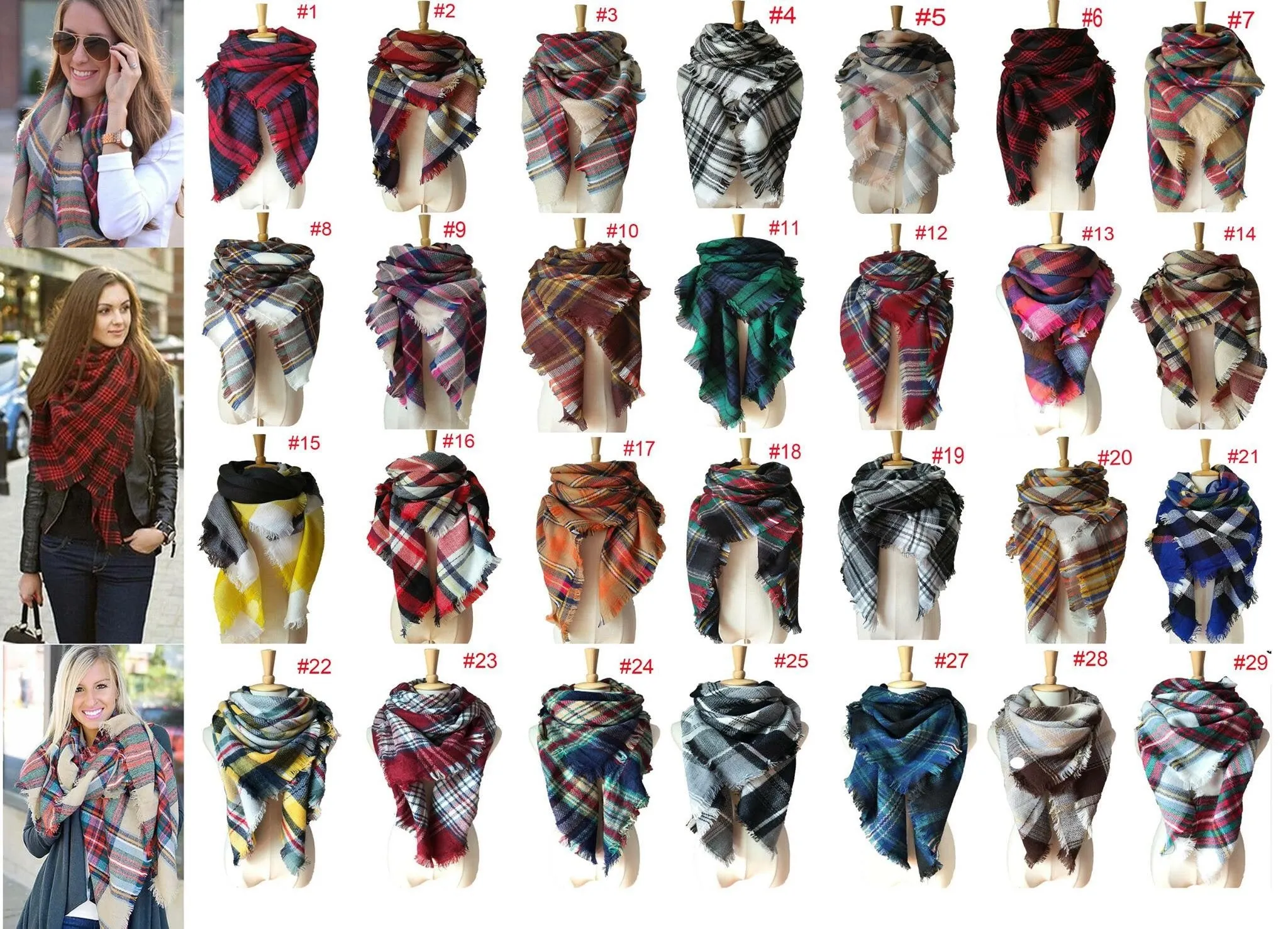 Blanket Scarves For Adult and Kids