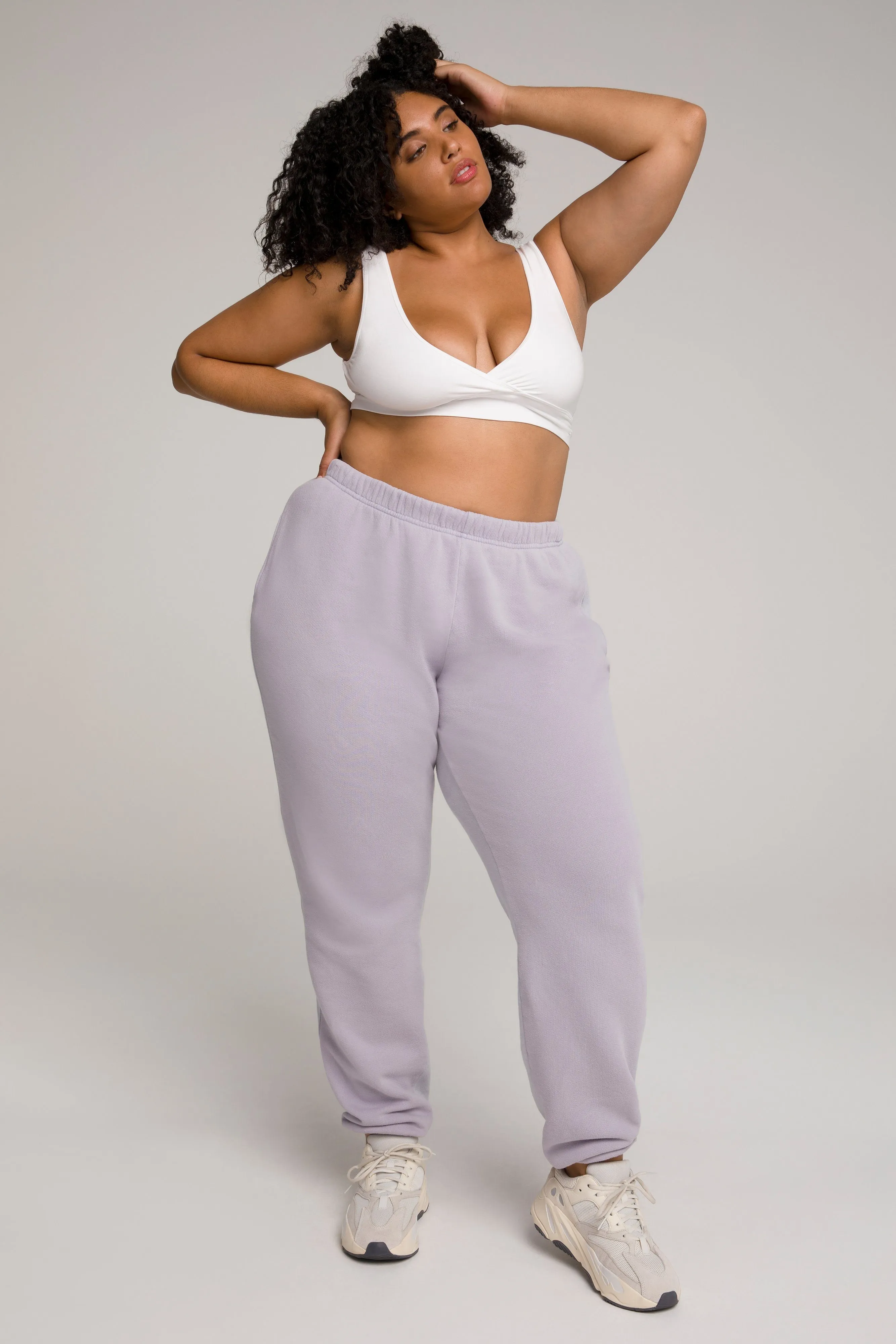 BOYFRIEND SWEATPANTS | LILAC001