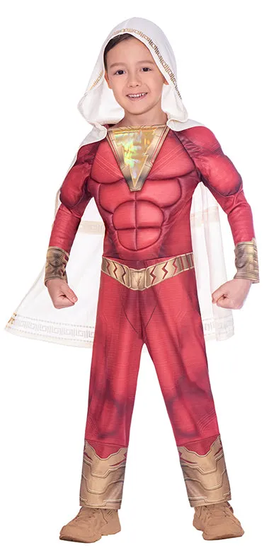 Boys DC Comics Superhero Shazam Fancy Dress Book Day Costume