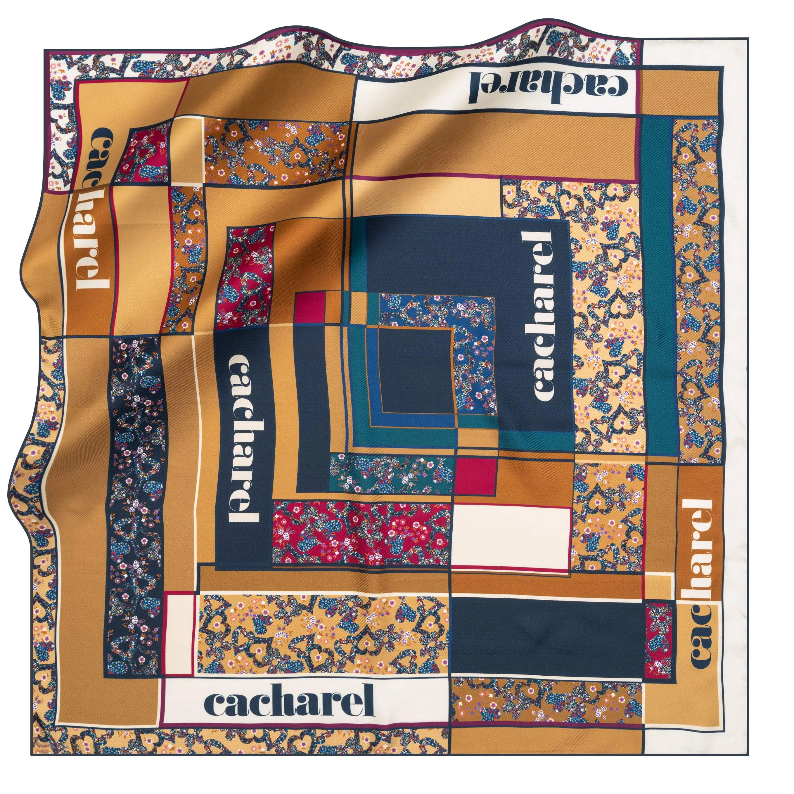 Cacharel Alice Silk Twill Scarf No. 21