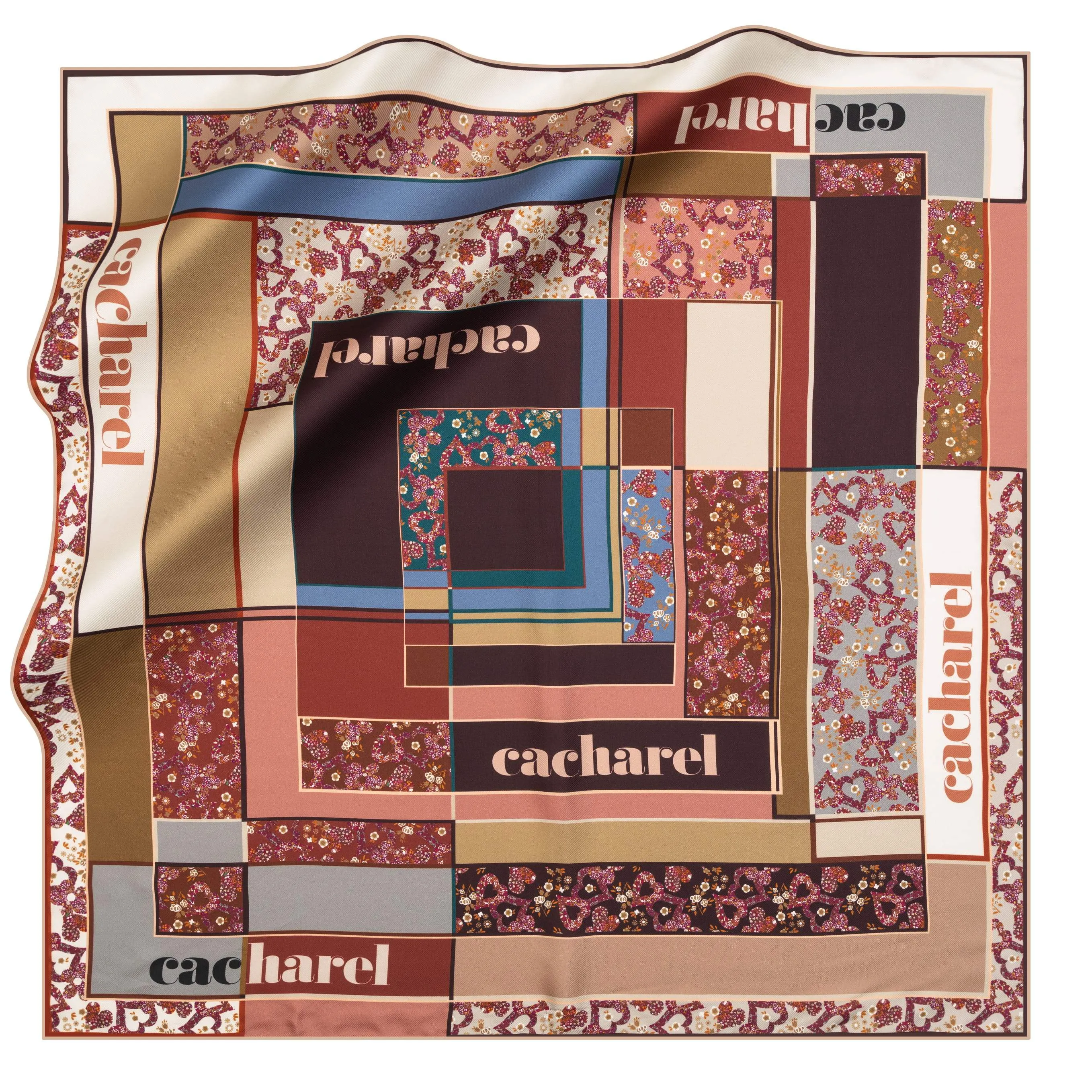 Cacharel Alice Silk Twill Scarf No. 91