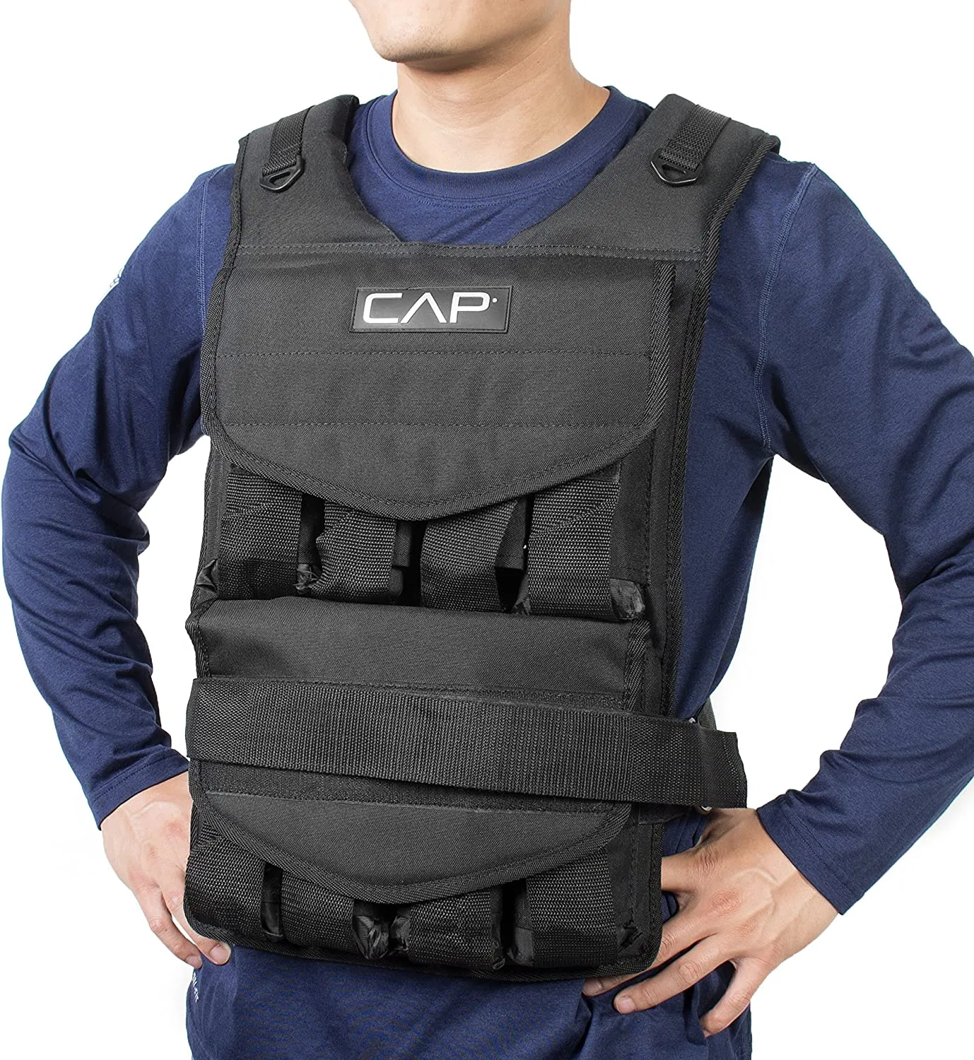 CAP Barbell 20-150 Lb Adjustable Weighted Vest, Regular and Short Options