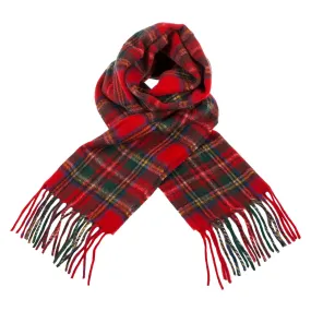 Cashmere Scottish Tartan Clan Scarf  Stewart Royal