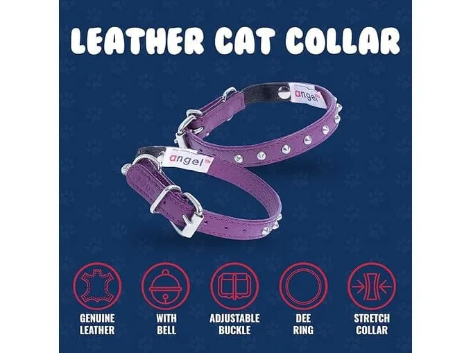 Cat Collar, Cat Face Pattern 10Mmx20-30Cm