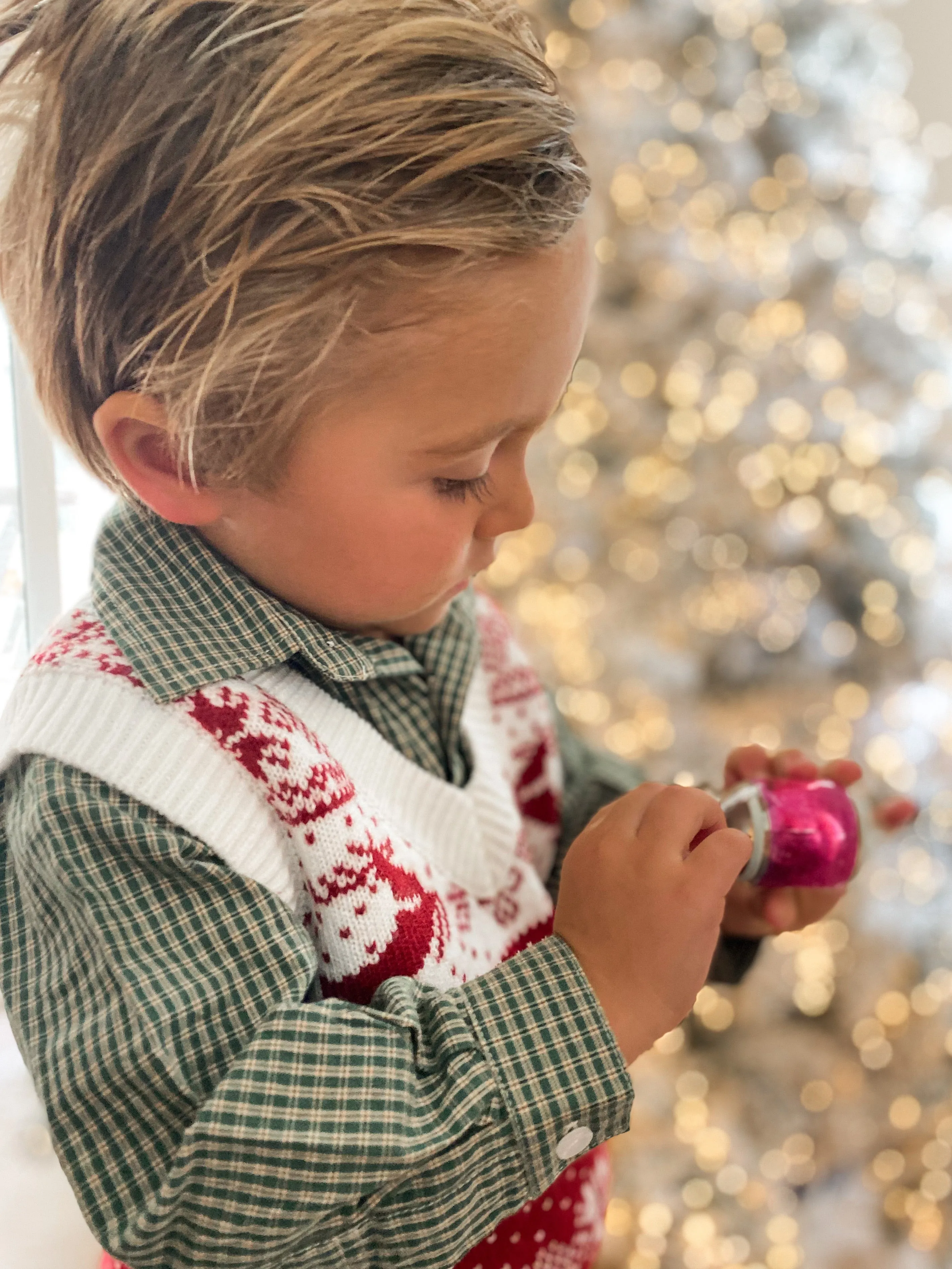 Childrens Fair Isle Vest