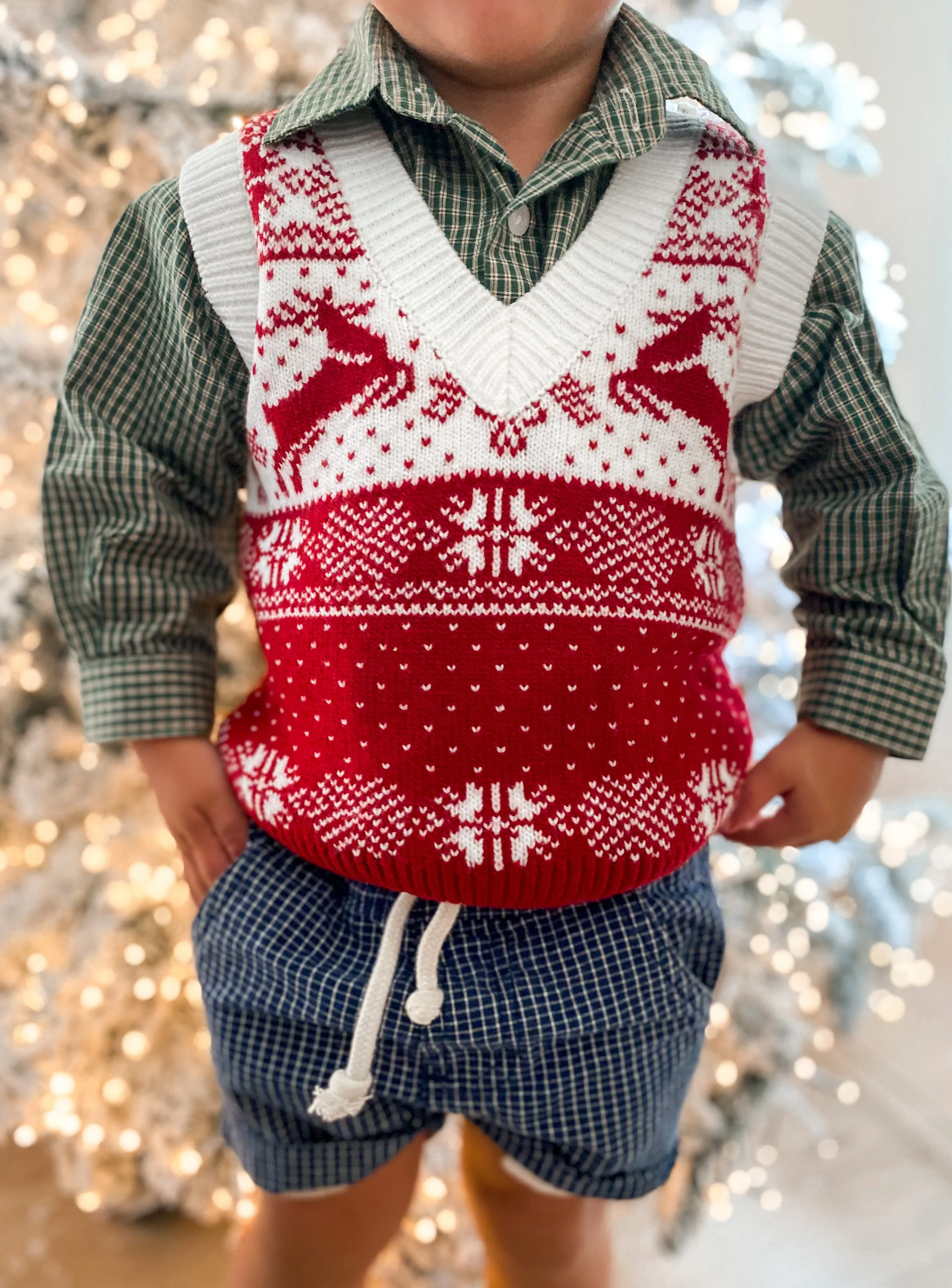 Childrens Fair Isle Vest