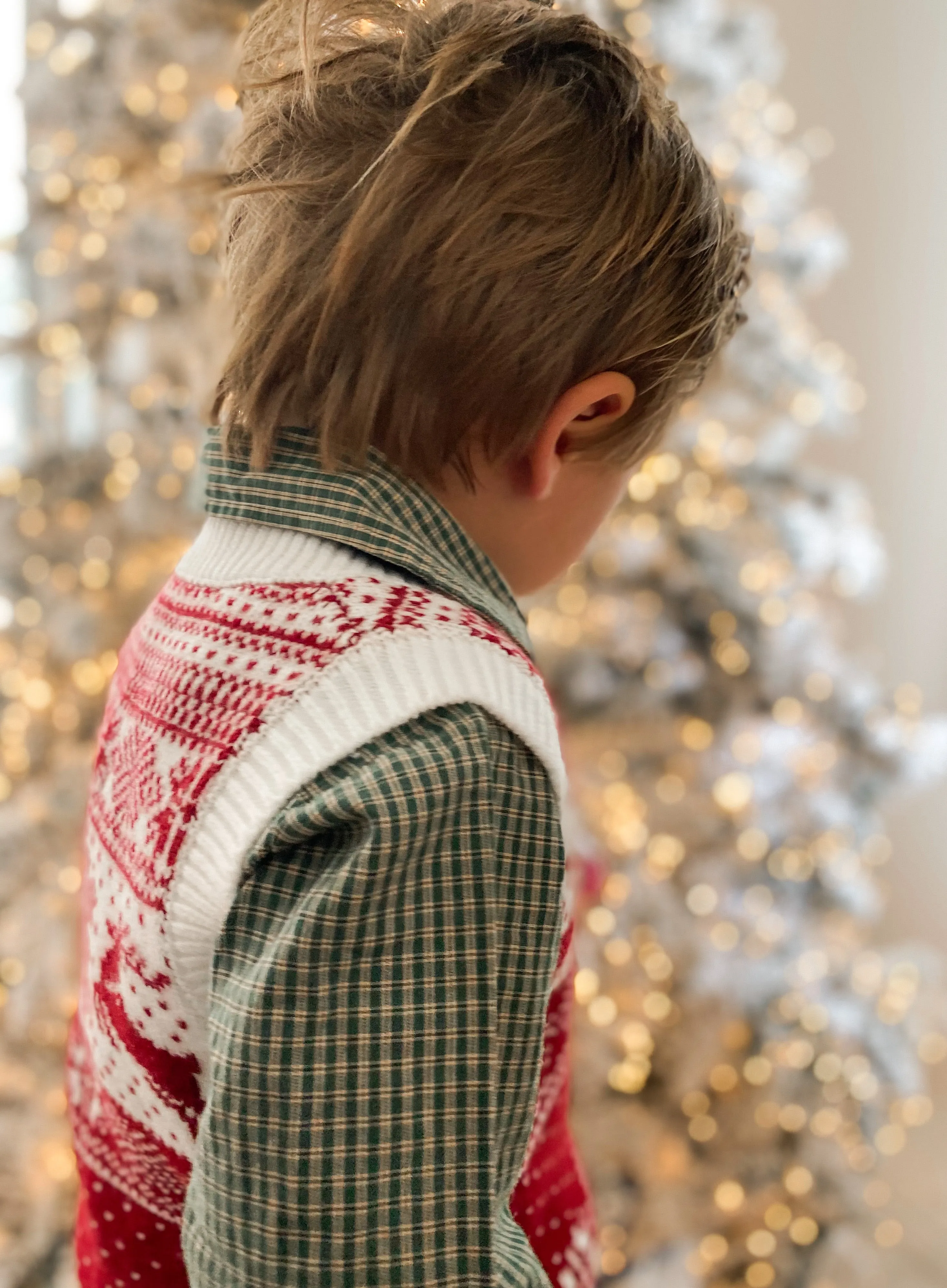 Childrens Fair Isle Vest