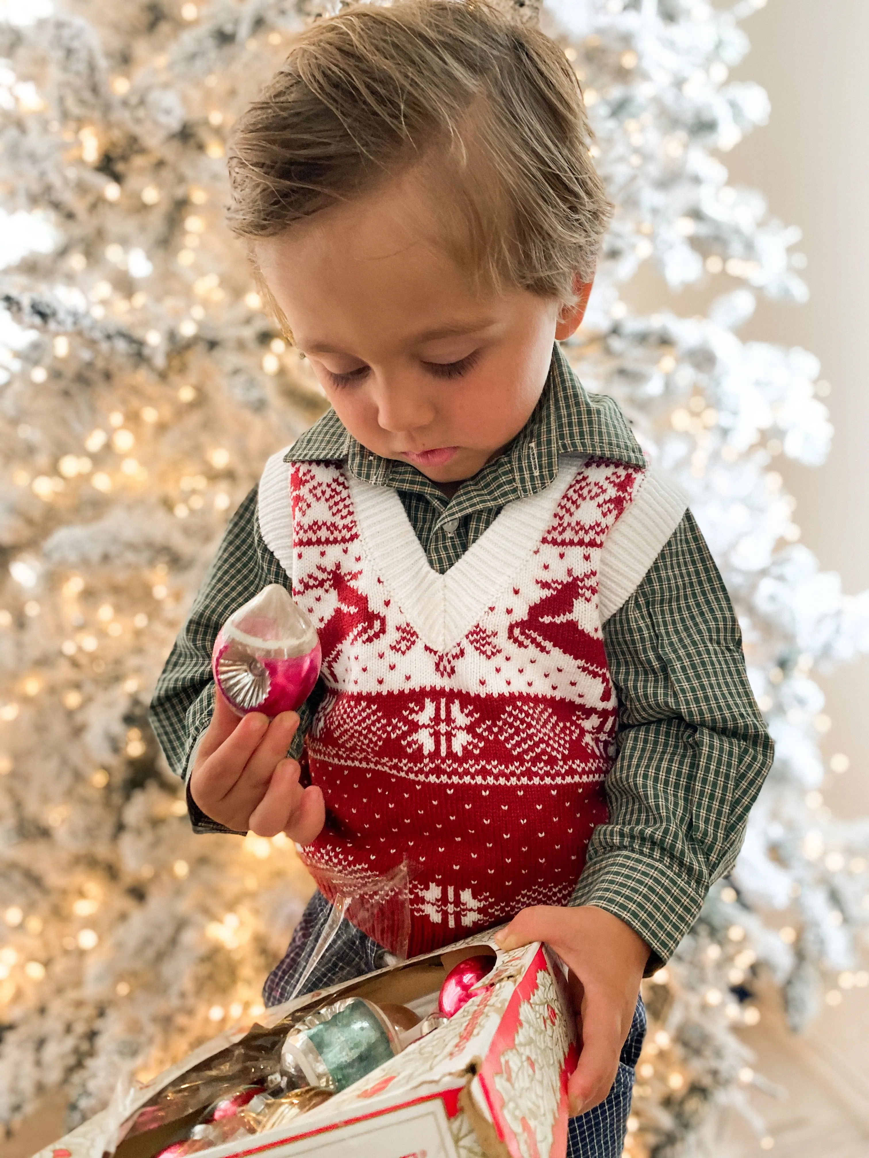 Childrens Fair Isle Vest