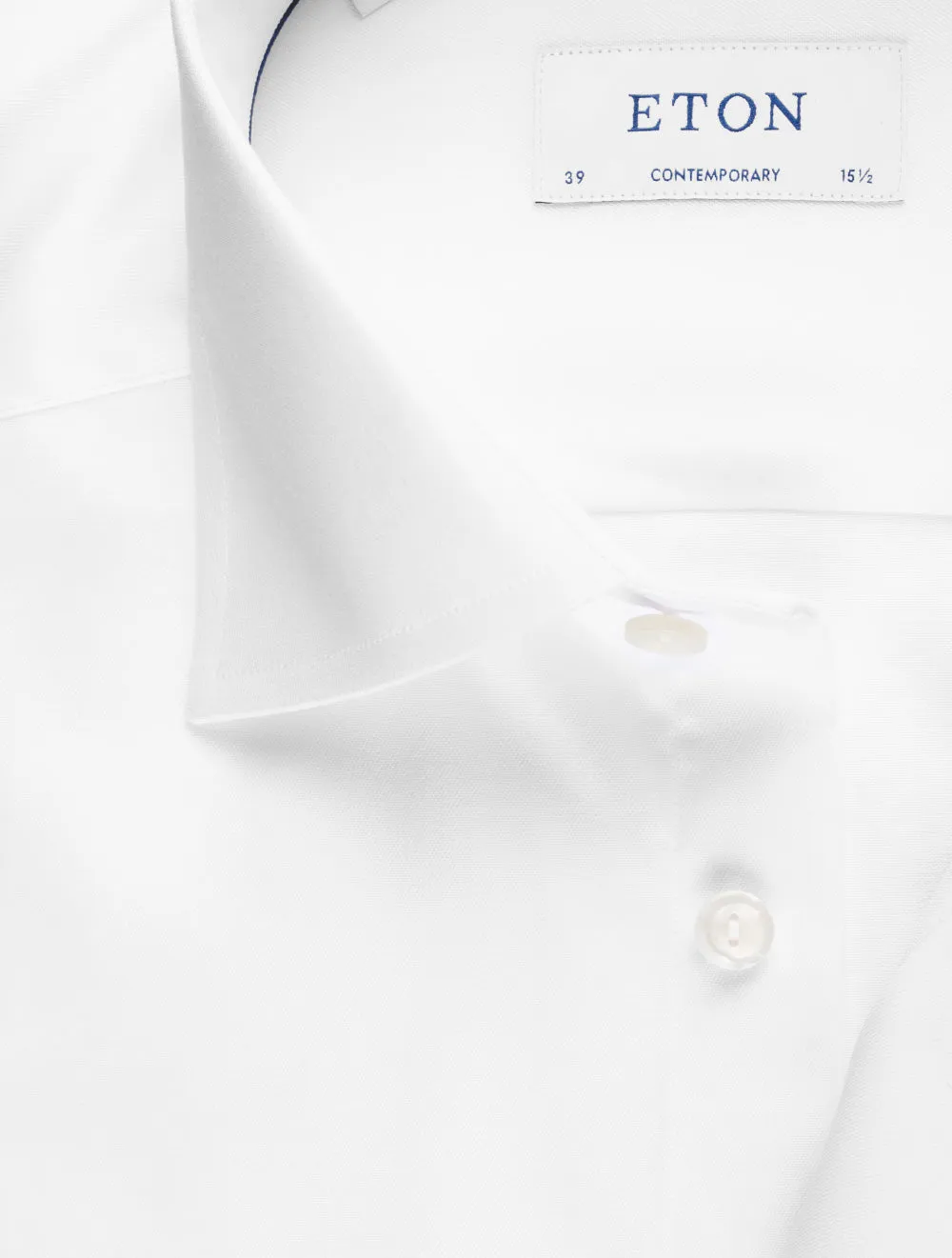 Contemporary Fit Single Cuff Shirt White