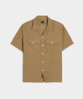 Corduroy Panama Shirt in Vintage Brown