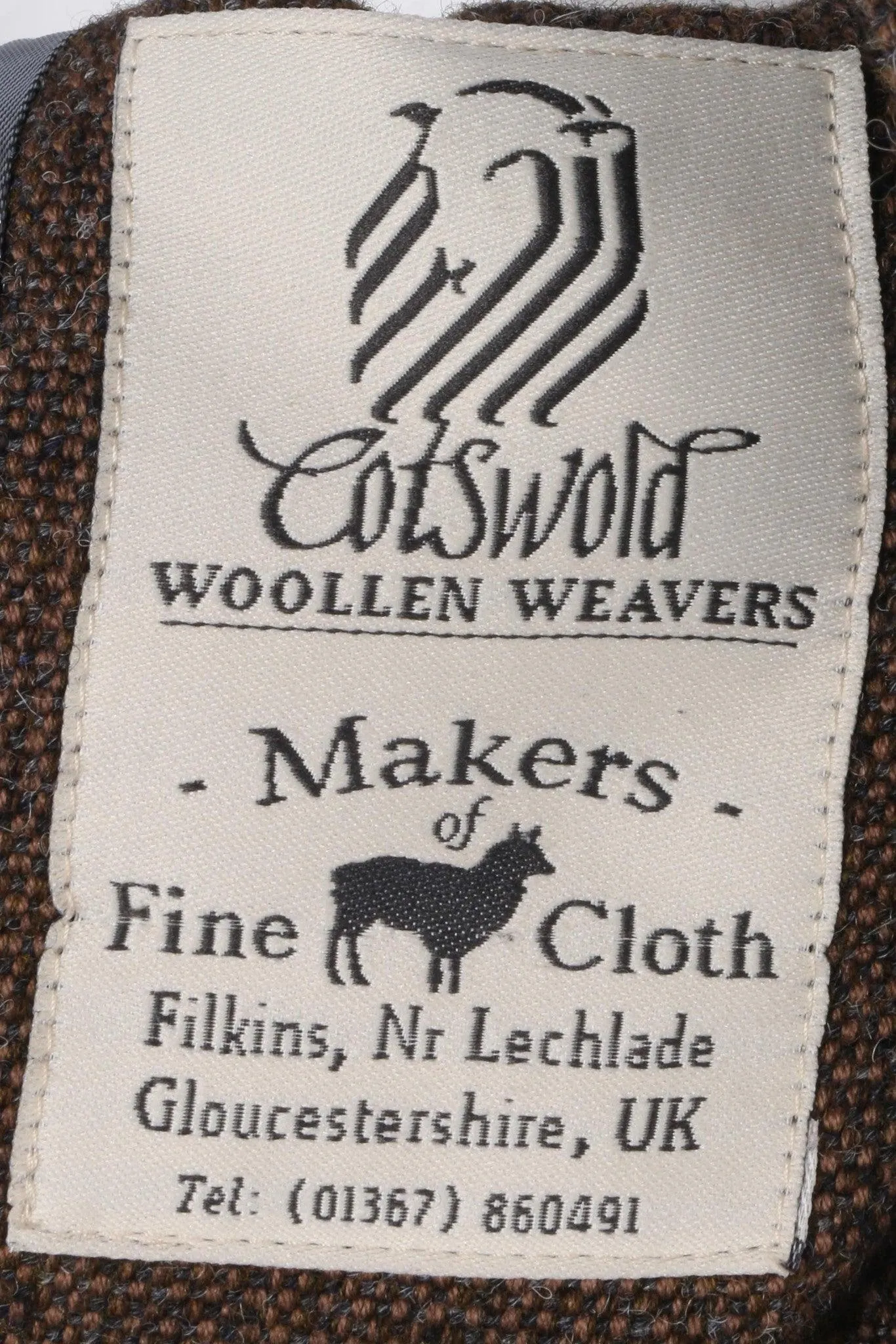 Cotswold Woollen Weavers Tailored Jacket Brown UK Size 14