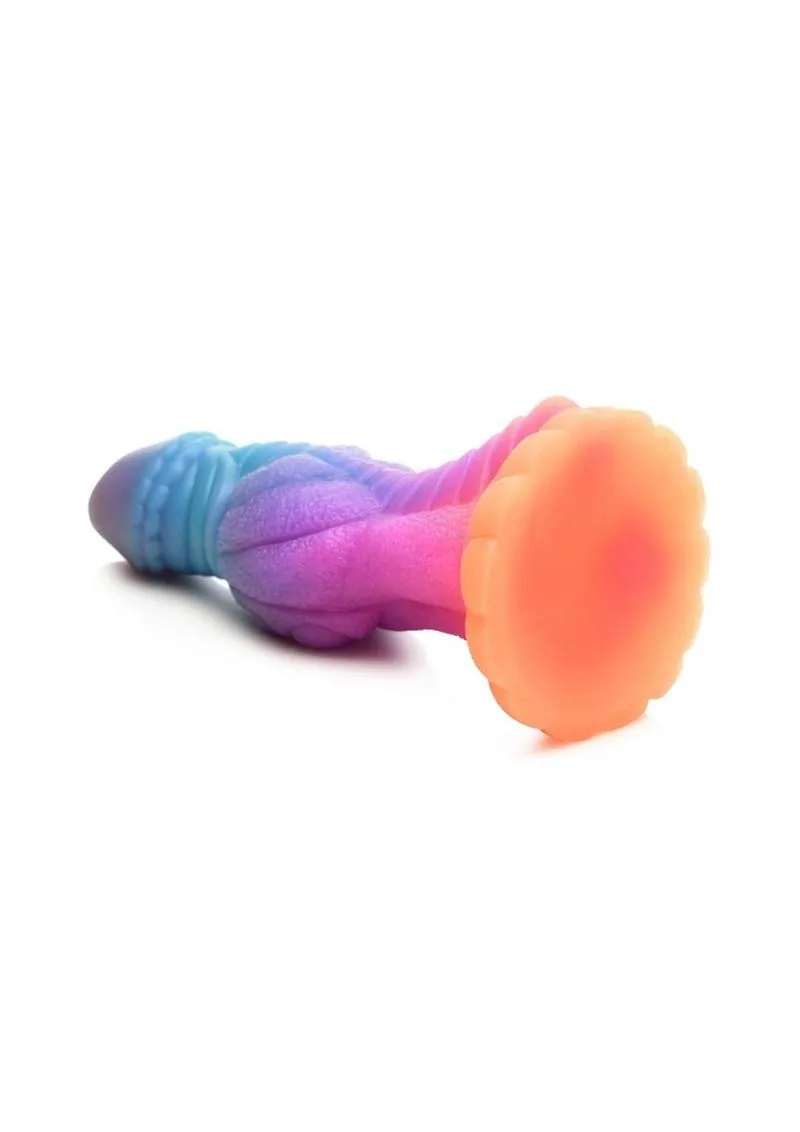 Creature Cocks Galatic Cock Alien Creature Glow In The Dark Silicone Dildo