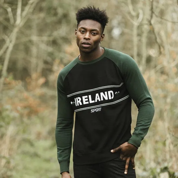 Croker Green & Black Crew Neck