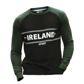 Croker Green & Black Crew Neck