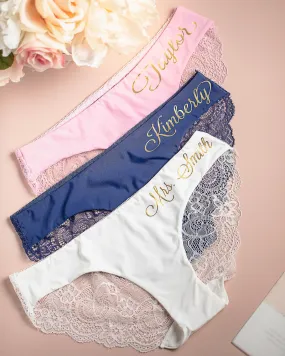 Culotte personnalisée en dentelle sans couture - Wapa