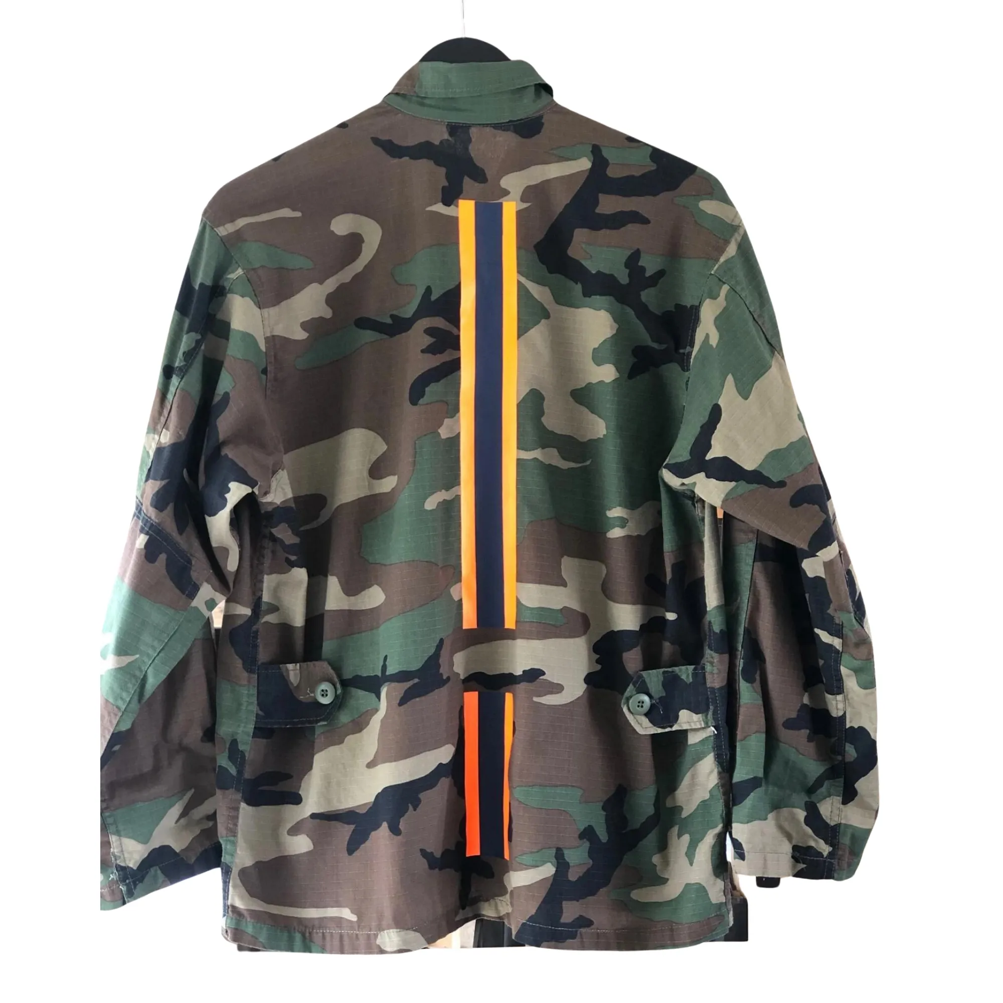 Custom Stripe Army Jacket