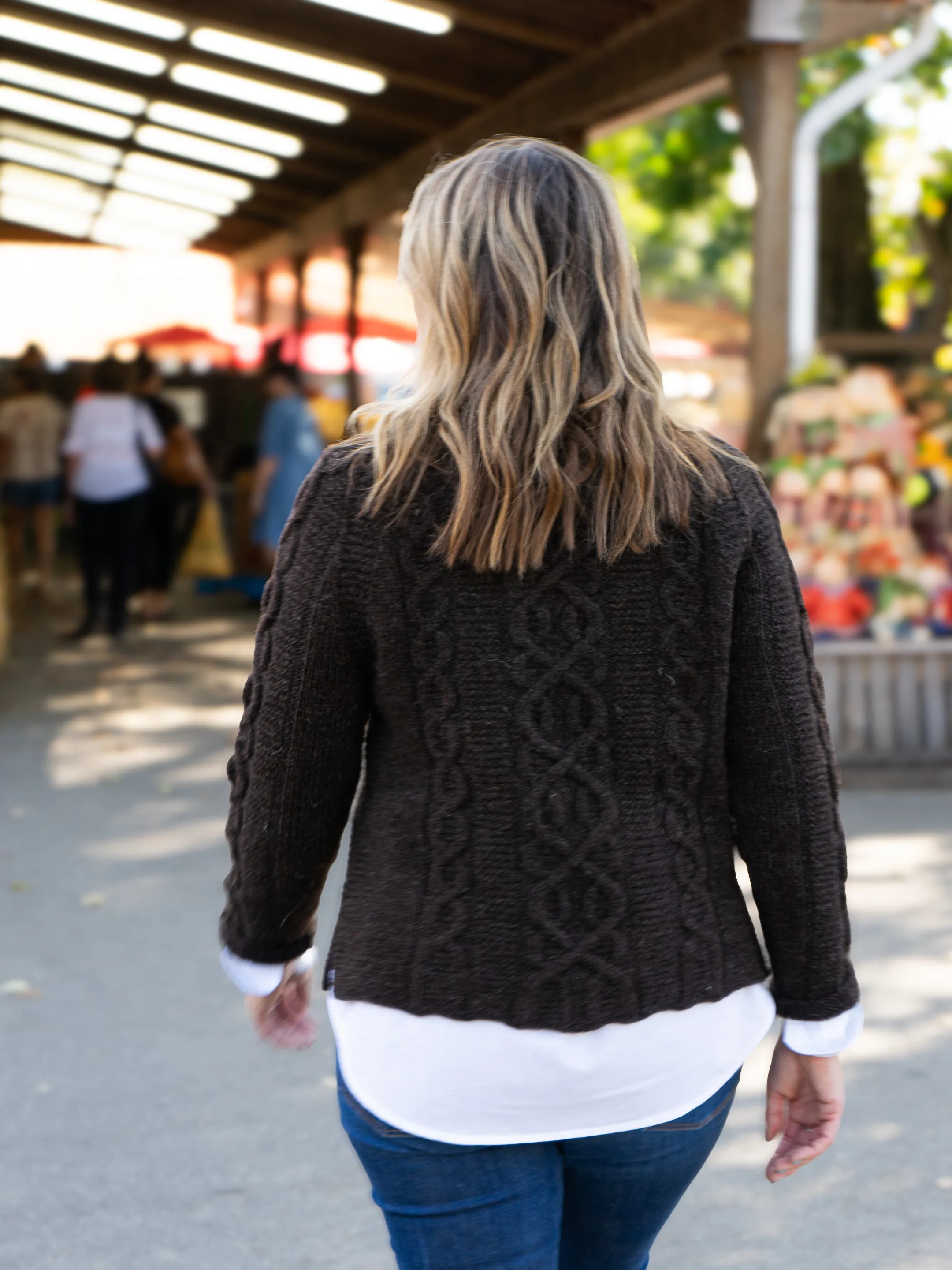 Dark Roast Smock <br/><small>knitting pattern</small>